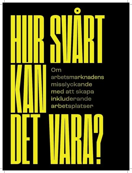 Omslag, Hur svårt kan det vara?