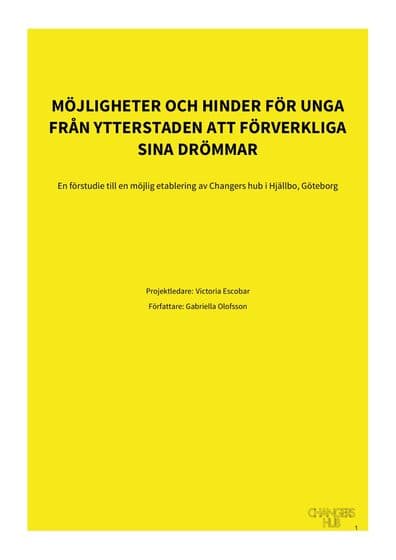 Omslag — Möjligheter och Hinder